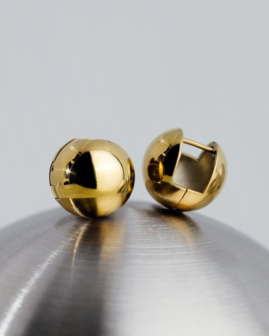 Graceful Curves Studs Rose Gold