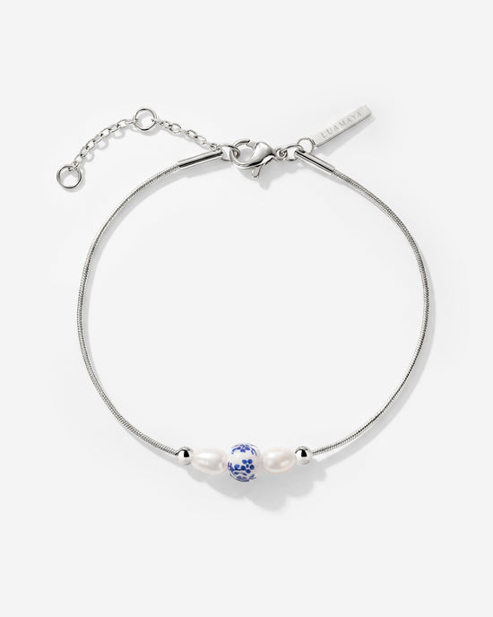 Bemaltes blaues Armband