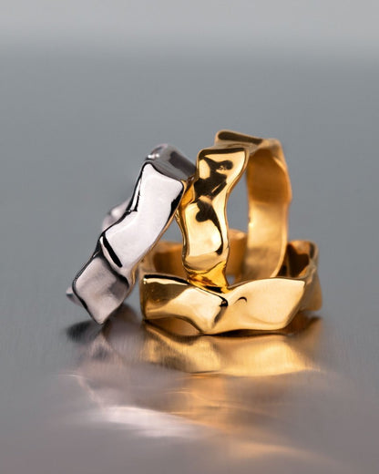 Melting Ring Silver