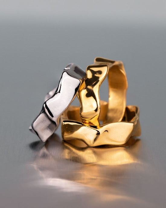 Melting Ring Silver