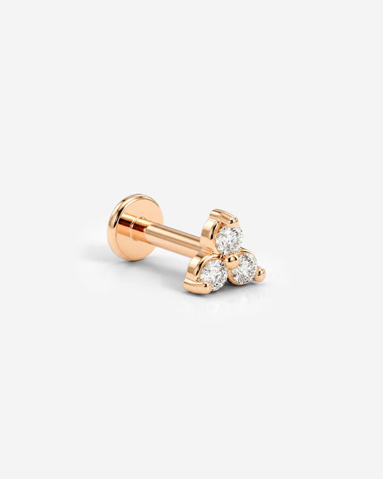 Sparkle Piercing Stud Rose Gold
