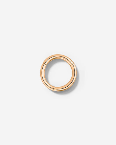 Basic Click Piercing Ring Rose Gold