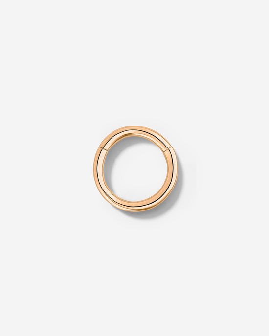 Basic Click Piercing Ring Rose Gold