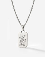 Hot girls are loud Necklace Silver