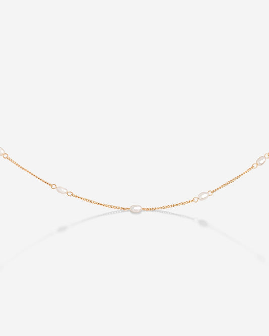 Pearl after Pearl Choker Rose Gold