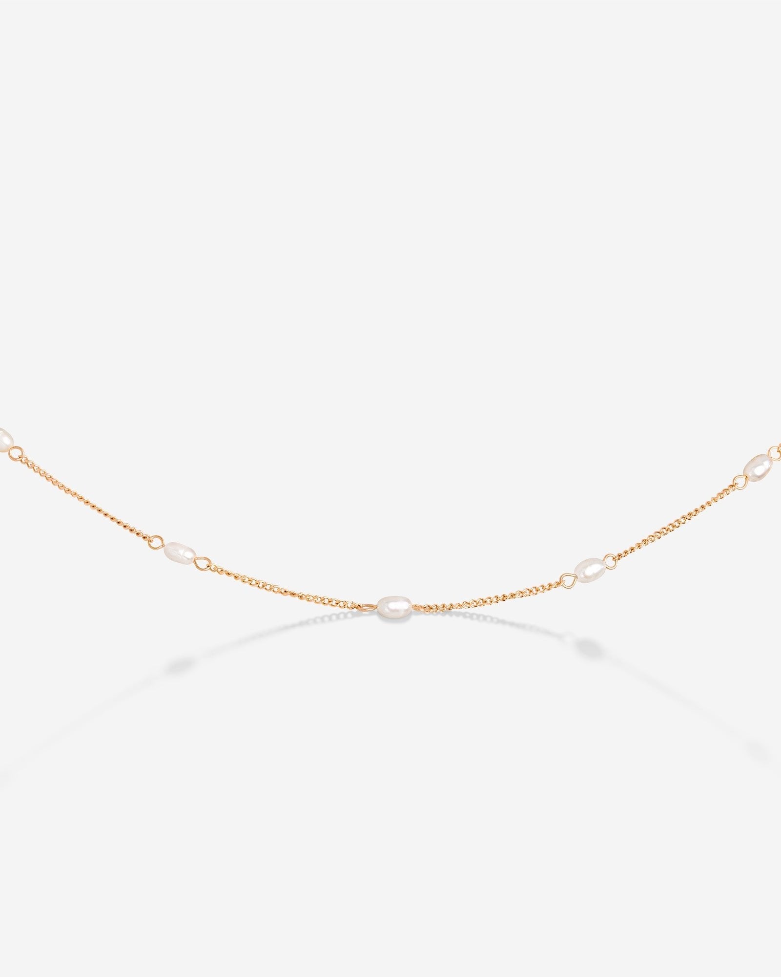 Pearl after Pearl Choker Rose Gold
