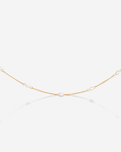 Pearl after Pearl Choker Rose Gold