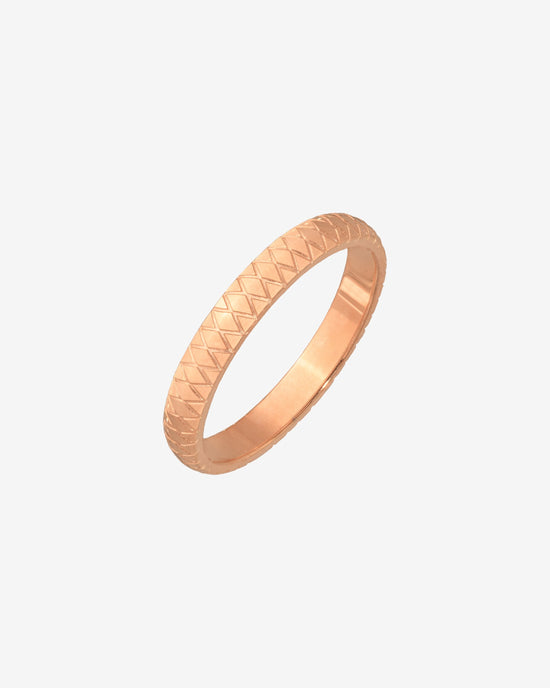 Cute Pattern Ring Rose Gold