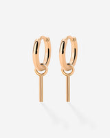 The Spine Hoop Set Baby Rose Gold