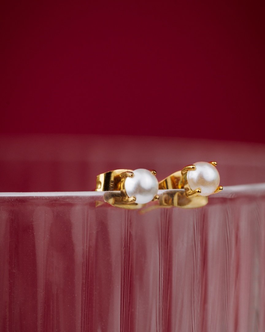 Dream Pearl Studs Silver