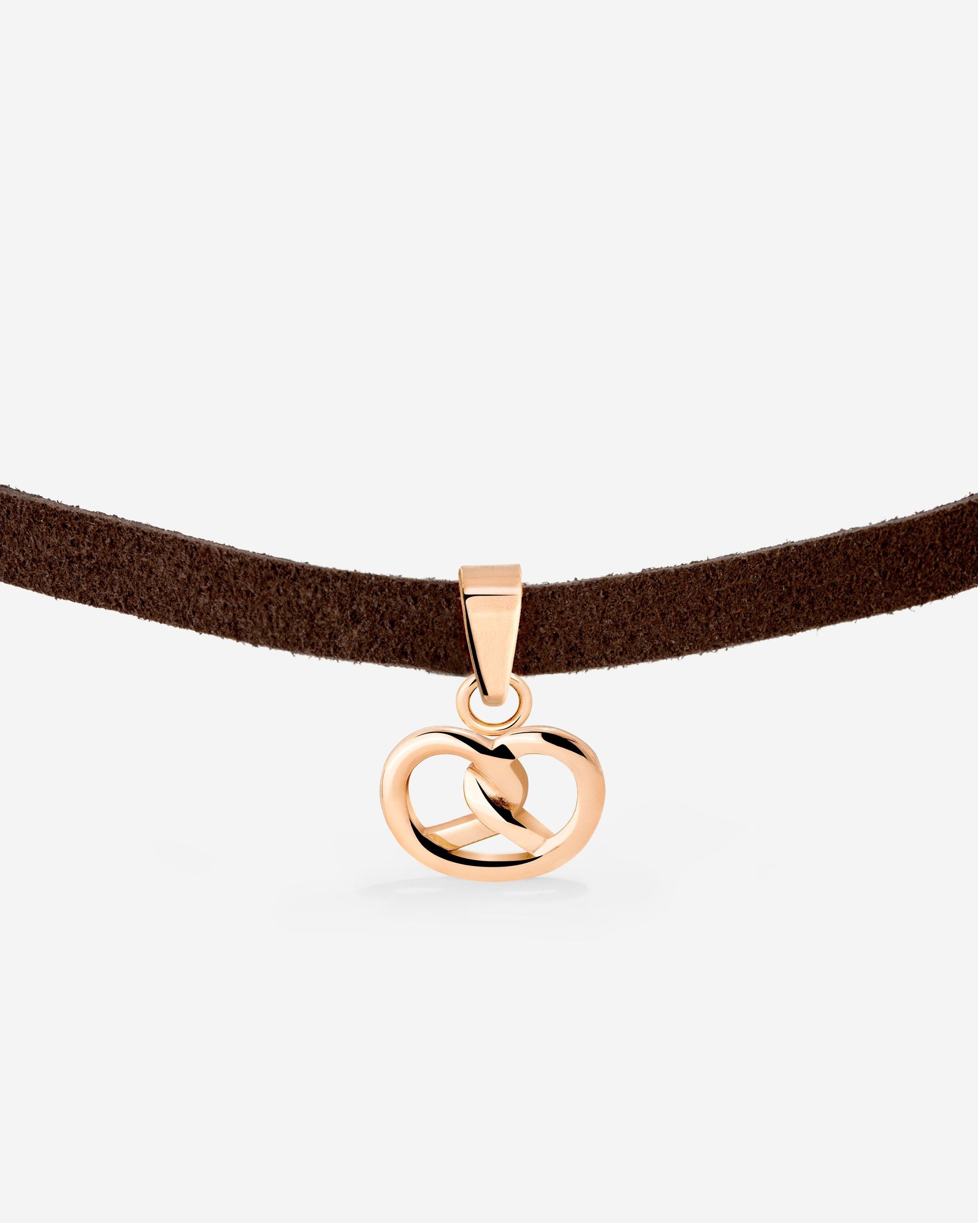 Pretzel Babe Choker Dark Brown