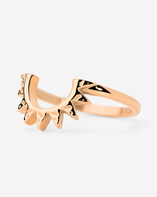 Sun Ray Ring Rose Gold