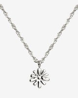 Flowery Necklace Silver