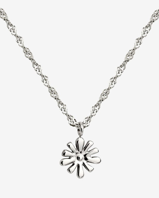 Flowery Necklace Silver