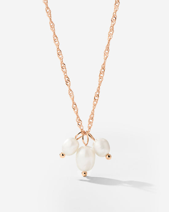 Three Pearls Necklace