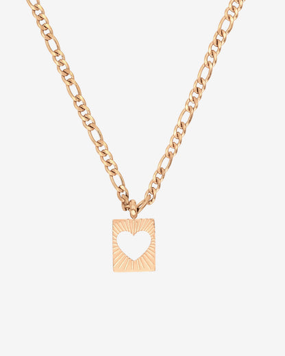 Summer Luv Necklace Rose Gold