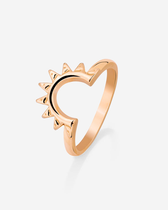 Sun Ray Ring Rose Gold