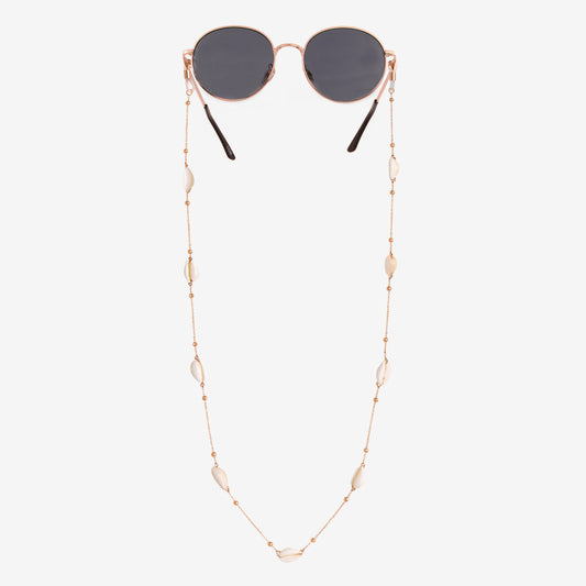 Beach Babe Sunglasses Chain Rose Gold