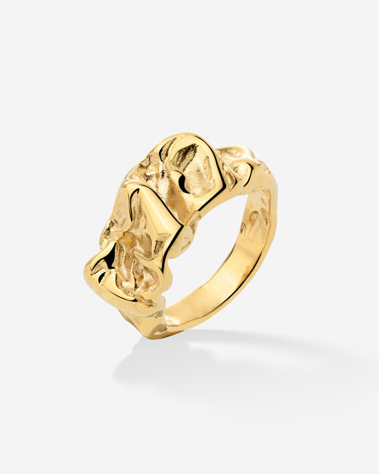 Crinkled Ring Gold