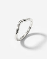 Gentle Curve Ring Silver