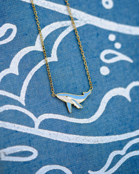 Blue Whale Necklace