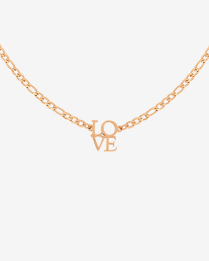 Lots of Love Necklace Rose Gold