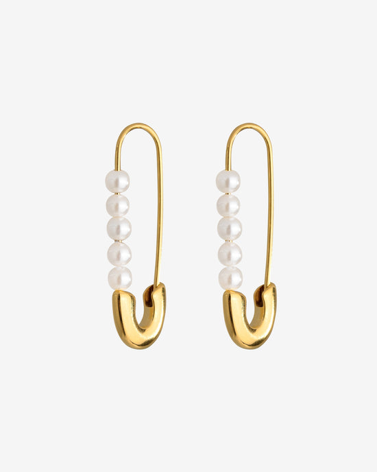 Save Me Earrings gold