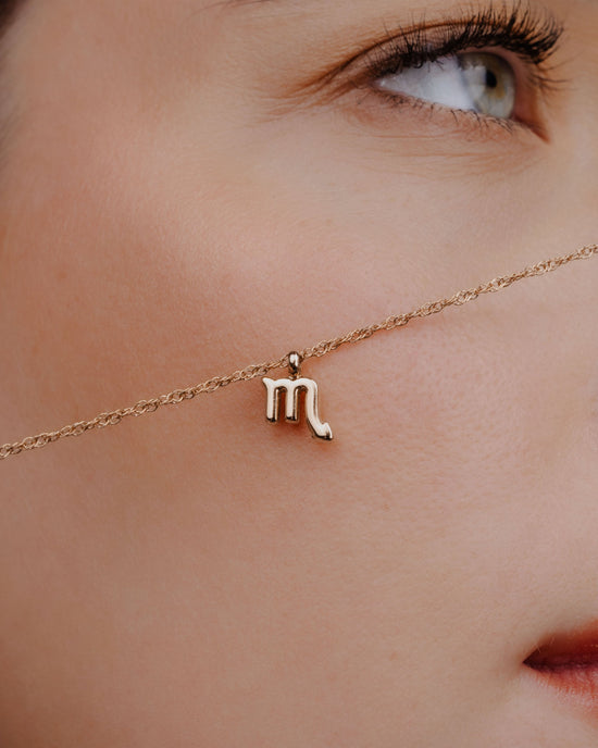 Scorpio Bubble Necklace Rose Gold