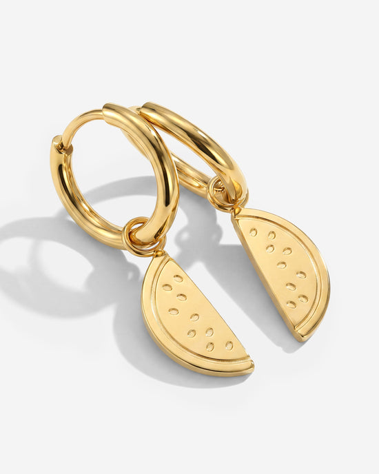 Melony Hoop Set Small Gold