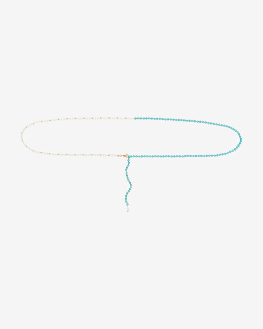 Into the Blue Waist Chain Rose Gold