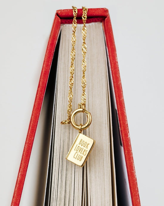 Book Lovers Club Singapore Chain Necklace Set Rose Gold