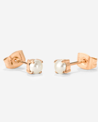 Dream Pearl Studs Rose Gold