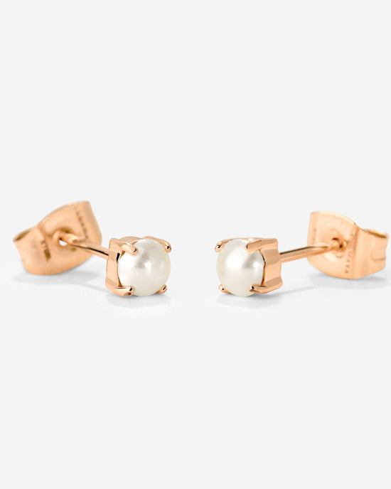 Dream Pearl Studs Rose Gold