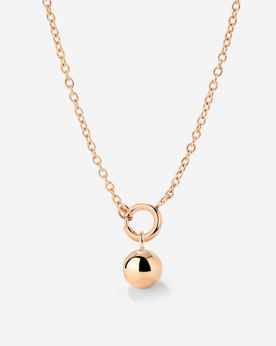 Bubbly Classic Chain Necklace Set Rose Gold