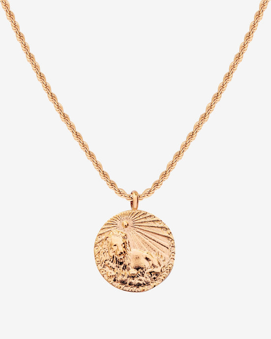 Zodiac Sign Necklace Rose Gold