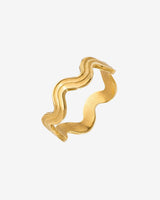 Wave after Wave Ring Gold