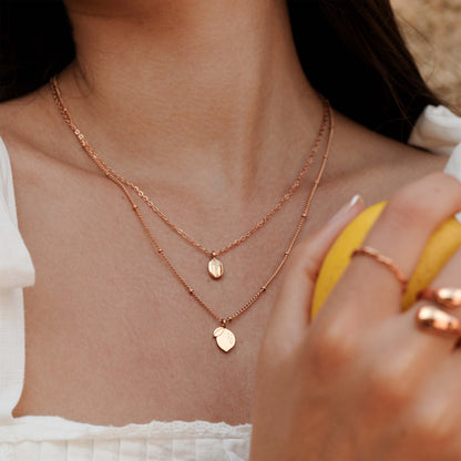 When Life gives you Lemons Necklace Rose Gold