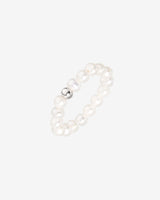 Summertime Pearl Ring Silver