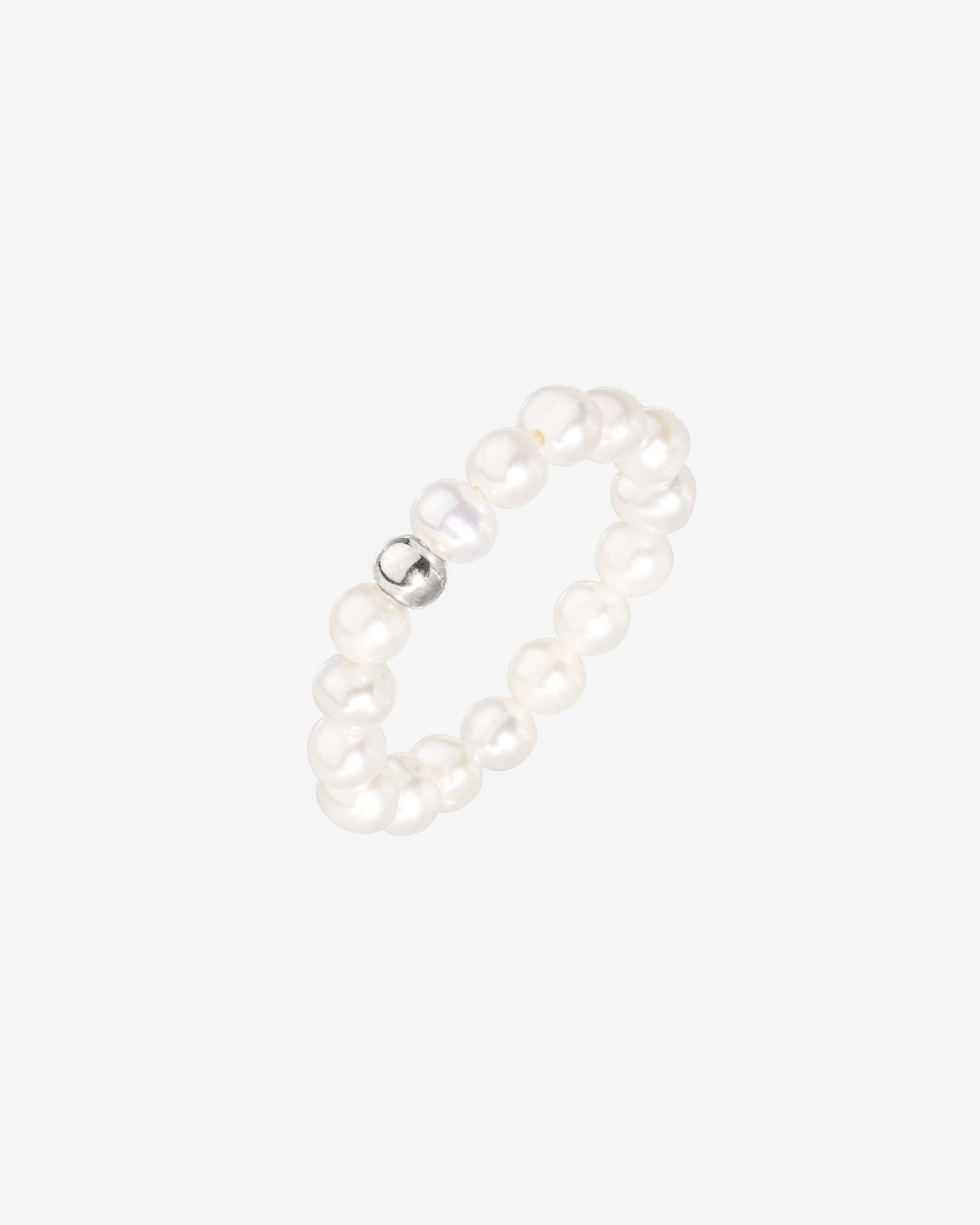 Summertime Pearl Ring Silver