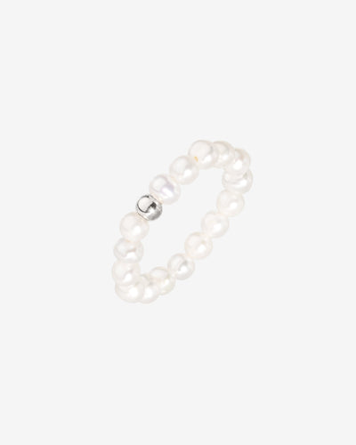 Summertime Pearl Ring Silver