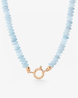 Seastone Charm Necklace Rose Gold