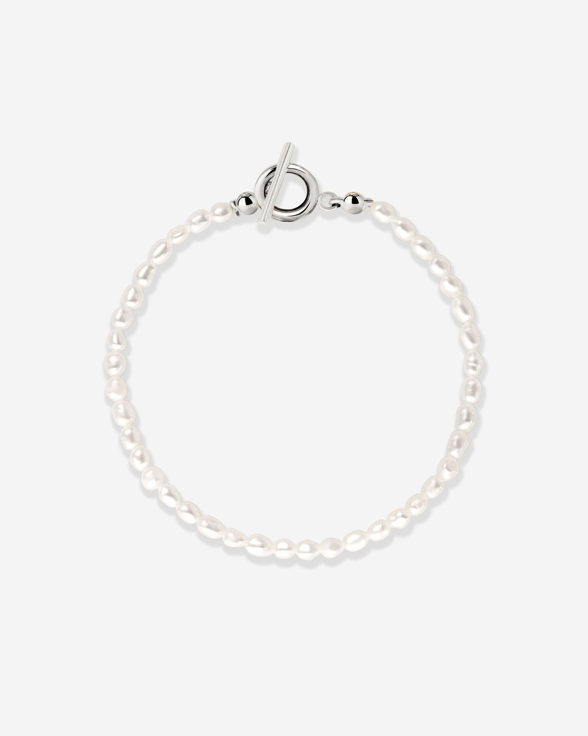 Lenis Loving Pearl Bracelet Silver