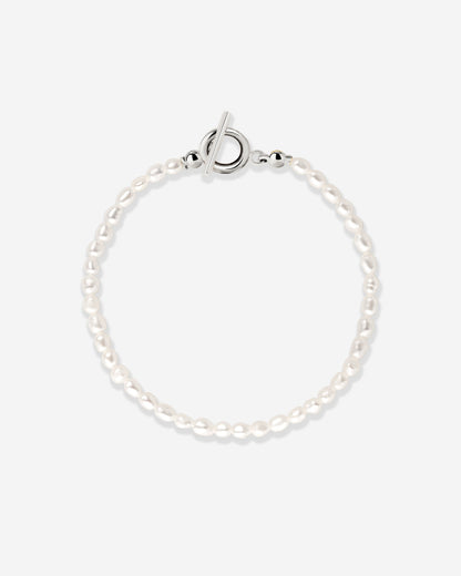 Lenis Loving Pearl Bracelet Silver