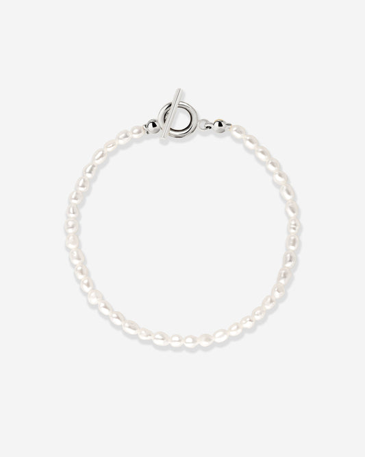 Lenis Loving Pearl Bracelet Silver