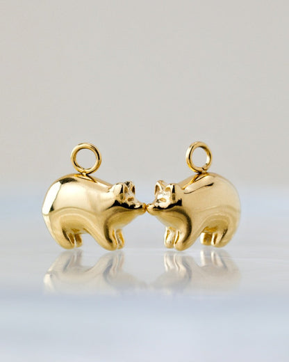 Piggy Hoop Set Small Rose Gold