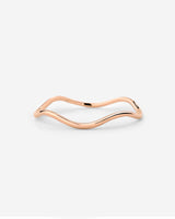 Slim Wave Ring Rose Gold