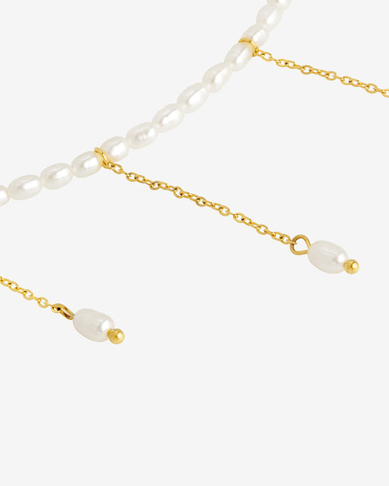 Lolas Love Pearl Power Necklace gold