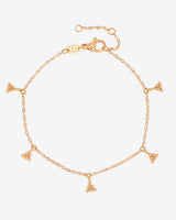Tiny Beads Bracelet Rose Gold