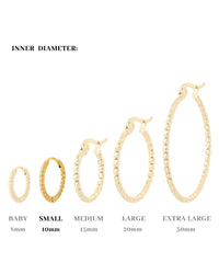 Twisted Hoops Small