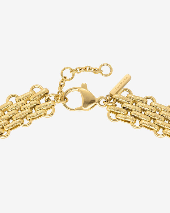 Bold Mesh Necklace gold